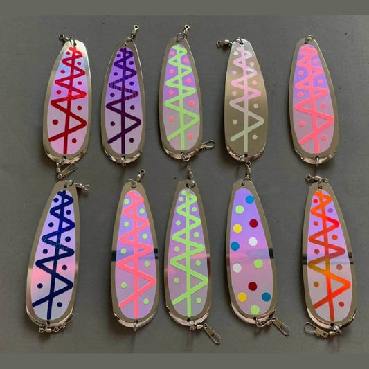 10 pack kit 5.5” dodgers Kokanee & Trout - Little Captains Kokanee Tackle