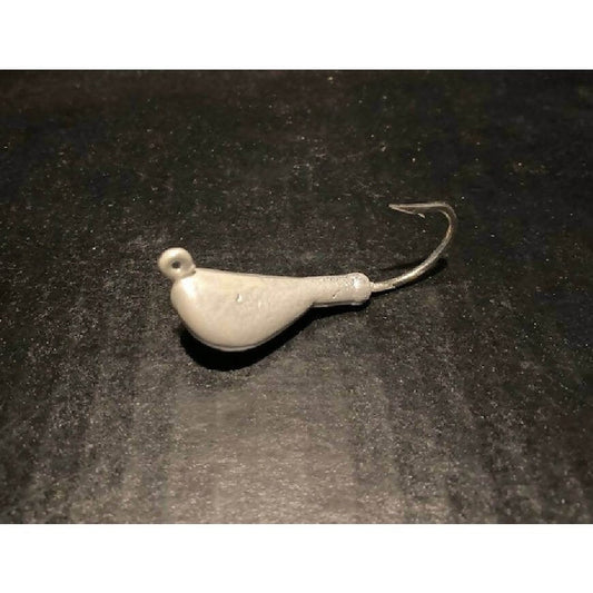 10 Pearl White Banana Jigs Tog Blackfish from 1/8oz to 2oz With Mustad Duratin Hooks - Jigs Tackle