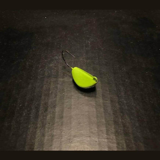 10 Glow Green Chartreuse Tog / Blackfish Jigs From 1/2oz To 4oz W/ Ultra Point Black Nickel Hooks - Jigs Tackle