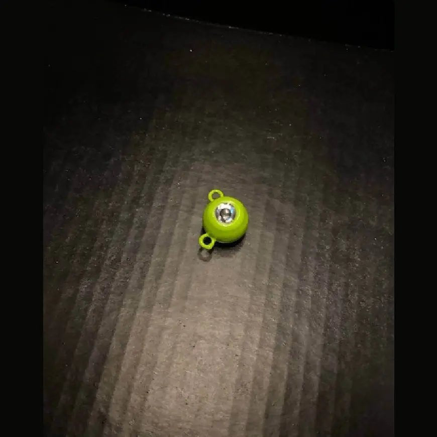 10 Painted Fluke Ear Balls Flounder Jig Head from 2oz to 8oz With 3 - D Eyes - Jigs Tackle