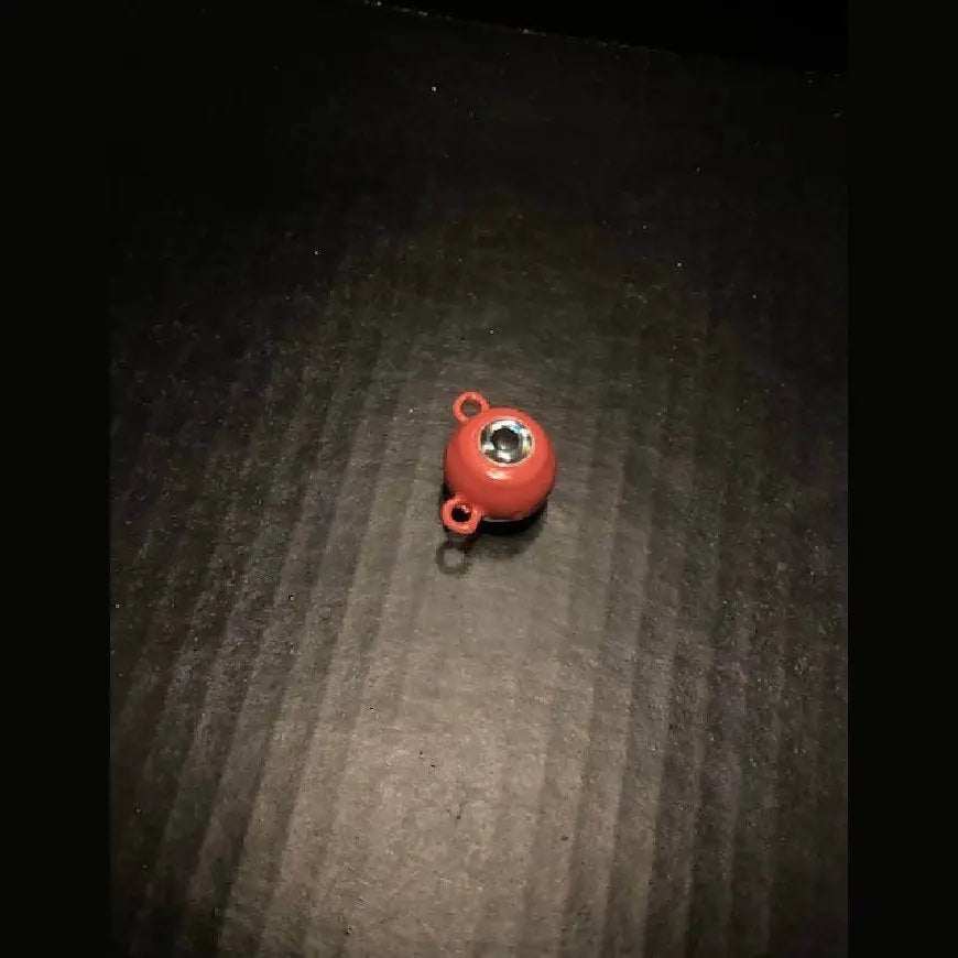 10 Painted Fluke Ear Balls Flounder Jig Head from 2oz to 8oz With 3 - D Eyes - Jigs Tackle