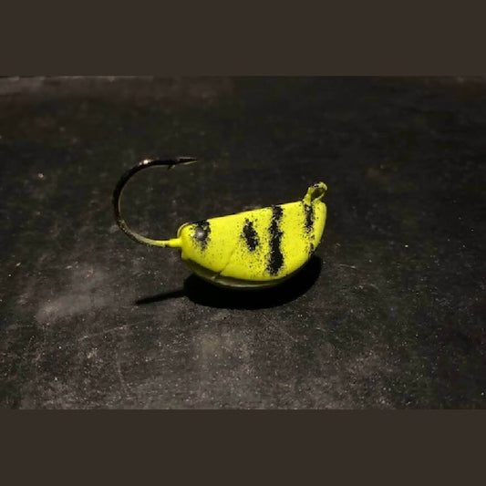 10 Yellow Chartreuse Tog / Blackfish Jigs Tiger Stripe From 1/2oz To 4oz W/ Ultra Point Black Nickel Hooks - Jigs Tackle