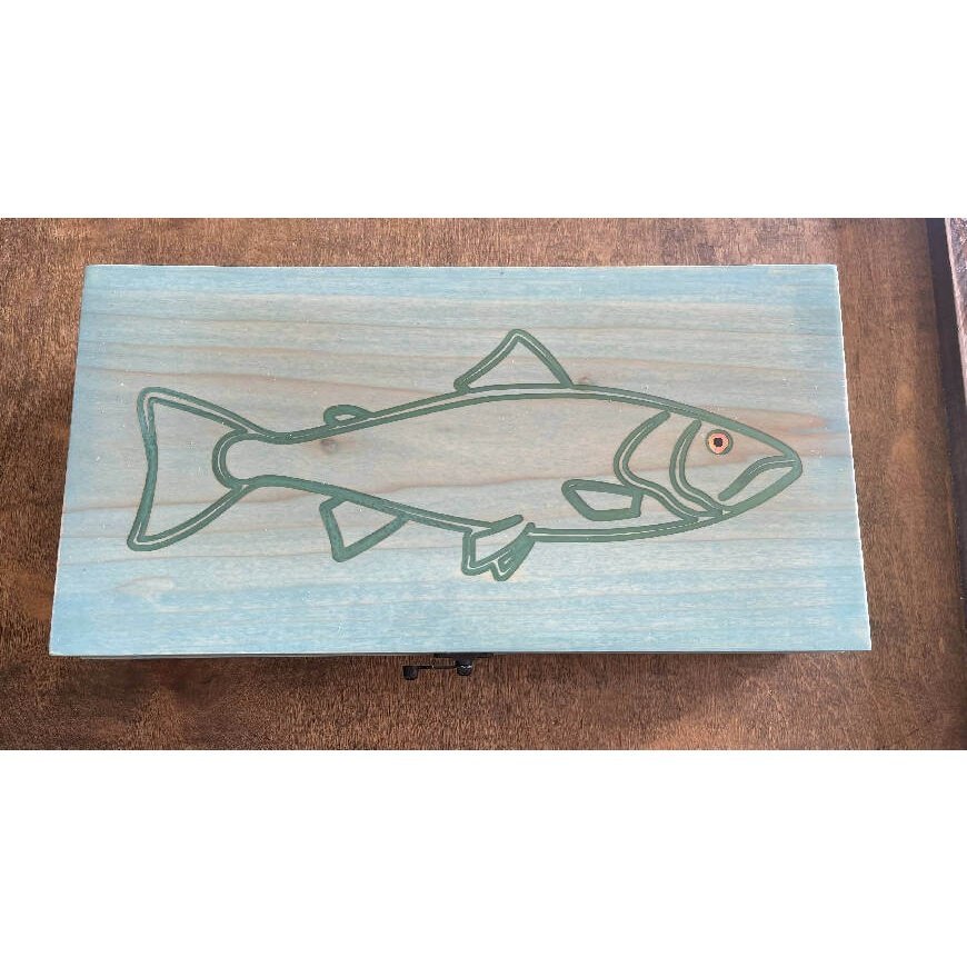 12 Trout and Salmon Dodgers with box - Sandy Bottom Tackle