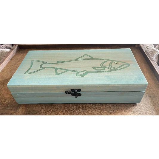 12 Trout and Salmon Dodgers with box - Sandy Bottom Tackle