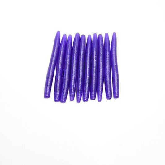 4" Stick Bait - Junebug with Purple Flake - Thurston Bait Company