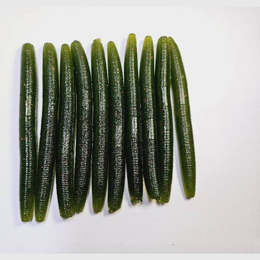 4" Stick Bait - Watermelon with Red Flake - Thurston Bait Company
