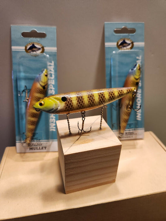 Walking Mullet Repaints by A.M. Anglers - hardbait,hardbaittopwater,mullet,Topwater,walking