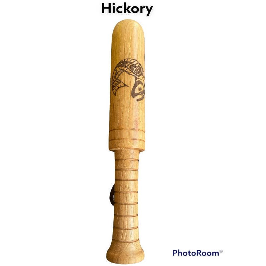 12 Hickory Fish Bonker/ Fish bat, can be laser engraved with your name or logo-Crafty Fisherman