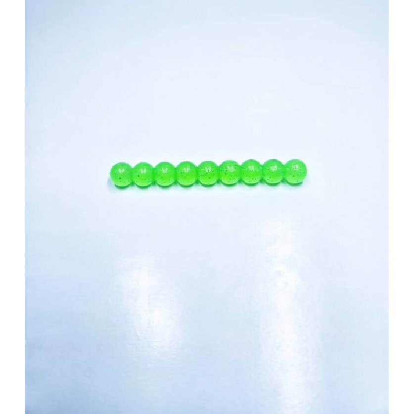 8MM Soft Beads - Emerald City by Thurston Bait Company - beads,emerald,Fishing,Hand Made,soft,Tackle