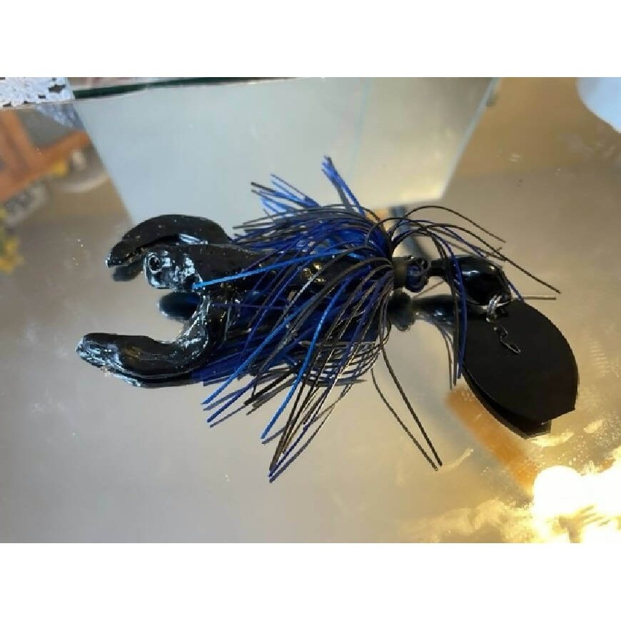 Kchatter Blue Jay by Kujawa Baits - always,bait,Blacknblue,Bladed Jigs,blue,check,Fishing,Hand Made,Jigs,kchatter,made in the usa,swim baits,Tackle