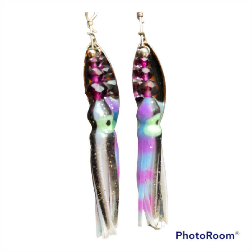 A-Luring Earrings by God Scent Fishing - A-Luring Earrings,Fishing,Hand Made,Tackle