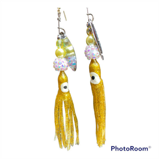 A-Luring Earrings by God Scent Fishing - A-Luring Earrings,Fishing,Hand Made,Tackle
