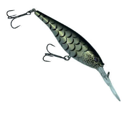 Custom Berkley Flicker Shad 9 - Ghostface by Elite Walleye Customs - Bass,Berkley,Casting,Crankbait,Custom,Fishing,Flicker,Flicker Minnow,Flicker Shad,Hand Made,Tackle,Trolling,Walleye