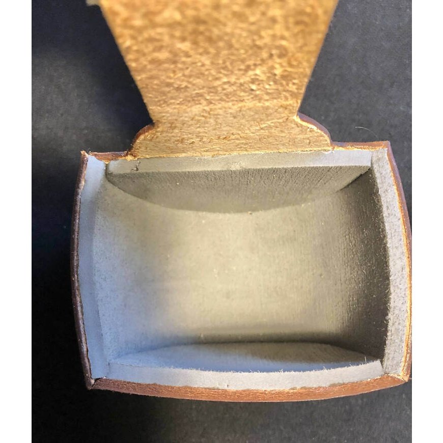 No Frills Flyreel Case by Burntwood Leather - Fishing,full grain leather,Hand Made,hand sewn,padded,Reel case,Tackle