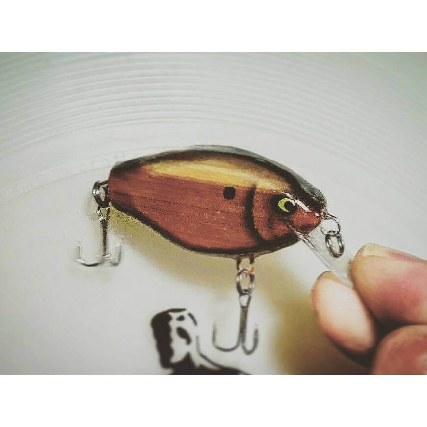 Red Cedar Crankbait by A.M. Anglers - cedar,crankbait,Fishing,Hand Made,hardbaitjerkbait,Jerkbait,minnow,Tackle,this