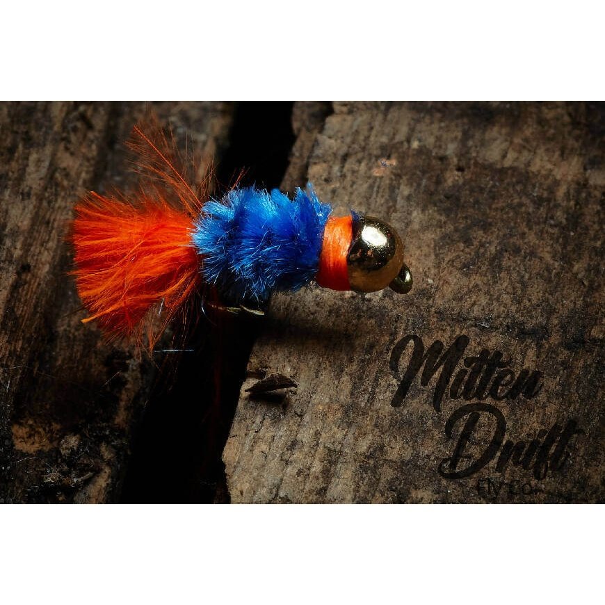 Size 14 Blue Blowtorch by Mitten Drift Fly Co. - blowtorch,blue,Fishing,Fishing Flies,Fly fishing,Hand Made,hand tied,Made in Michigan,produces,size,Tackle