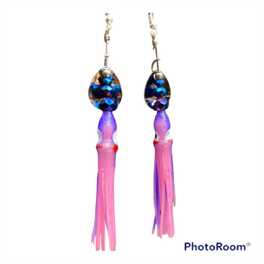 A-Luring Earrings by God Scent Fishing - A-Luring Earrings,Fishing,Hand Made,Tackle