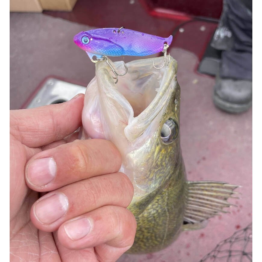 Elite ViBlade - 1/4 oz by Elite Walleye Customs - Bass,Blade Bait,Blades,Fishing,Hand Made,Tackle,Walleye