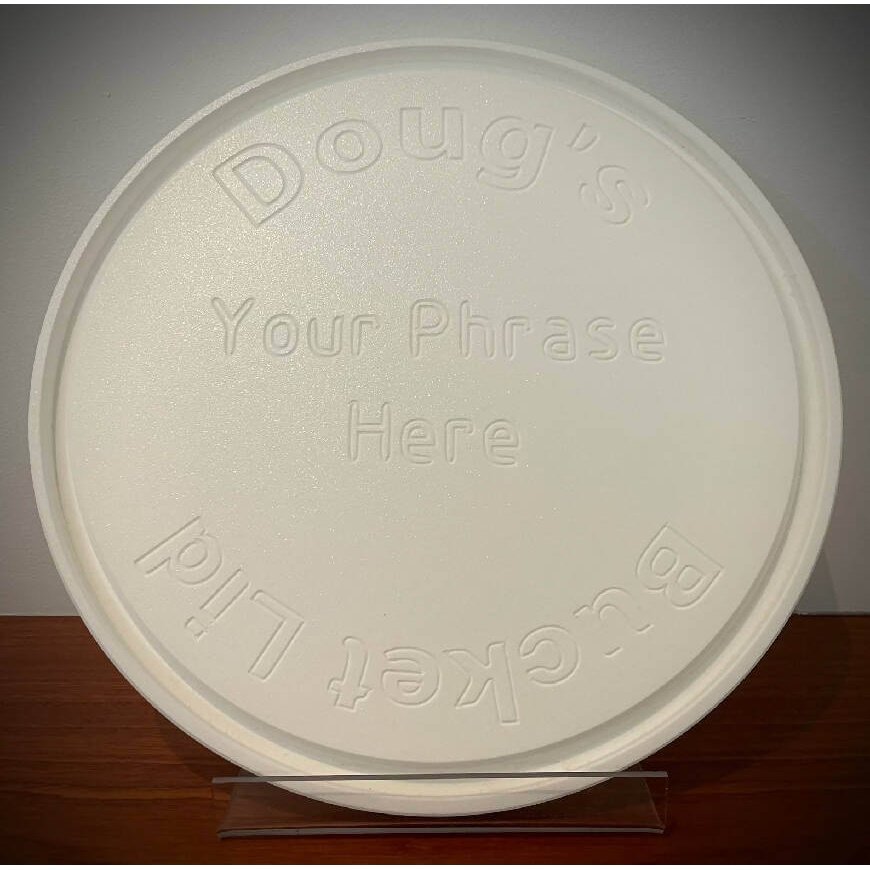 Dougs Bucket Lid 2.0 by Doug’s Bucket Lids - Bait,board,Bucket,Cutting,Cutting Board,dougs,Fishing,Hand Made,Personalized,Tackle