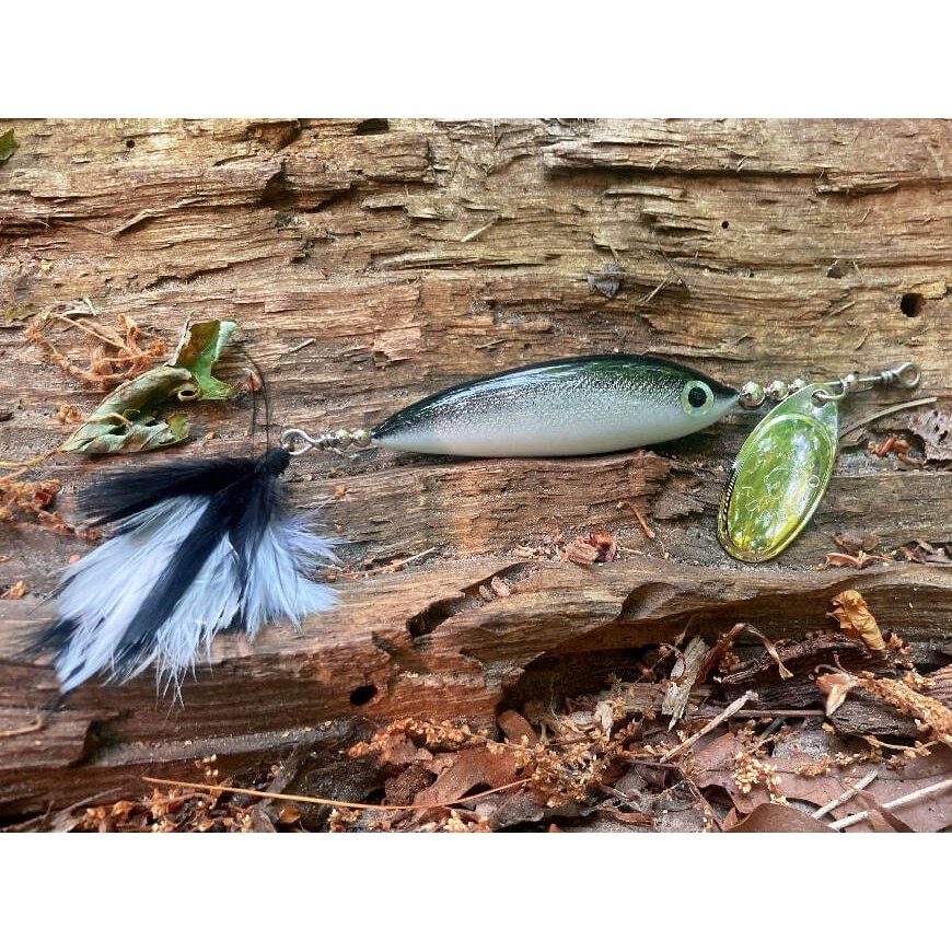 Minnow • Fathead • Nickel Blade • #4 by Fosco Fishing Lures - bestsellers-resort,Fishing,Hand Made,Tackle