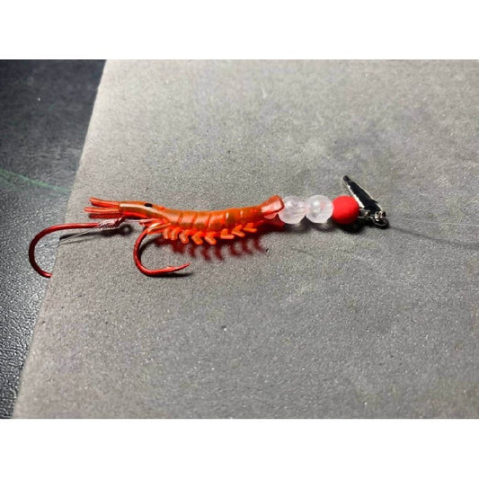 Blood Red Micro Shrimp by Little Captains Kokanee Tackle - Fishing,Hand Made,Tackle