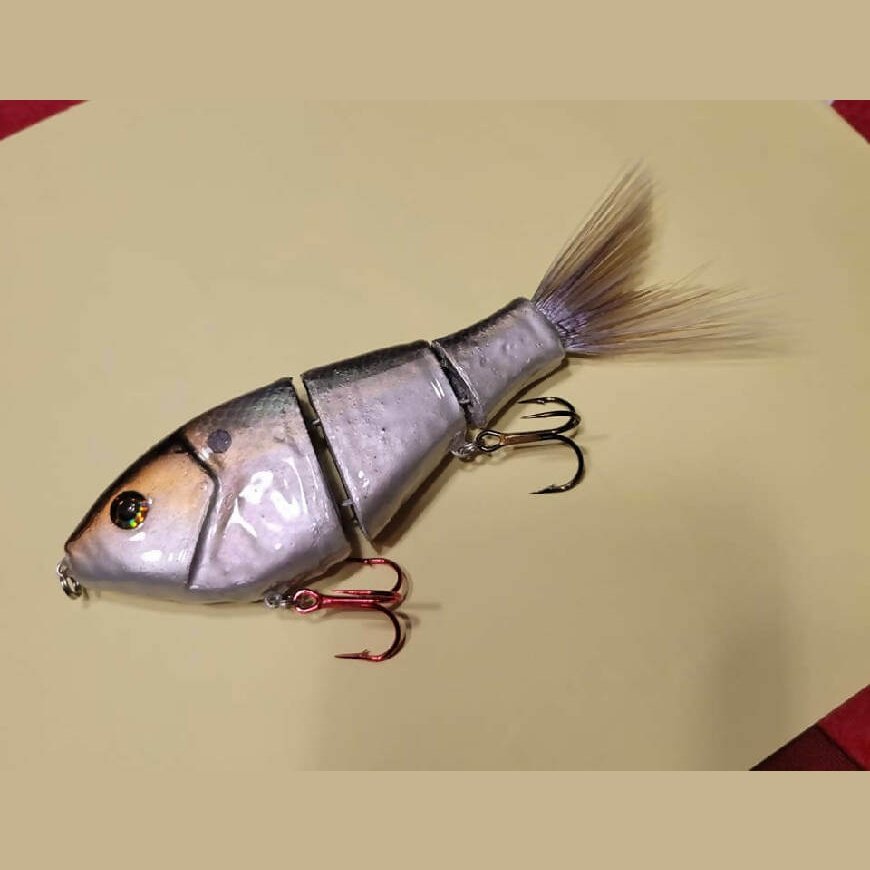 Triple Shad Swimbait by A.M. Anglers - Fishing,Hand Made,hardbait,swimbait,Tackle,topwater