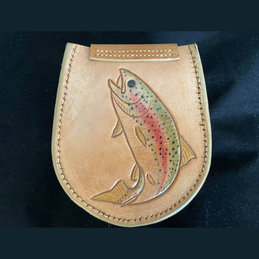 Fly Reel Case by Burntwood Leather - Fishing,Hand Made,hand sewn,leather,Tackle