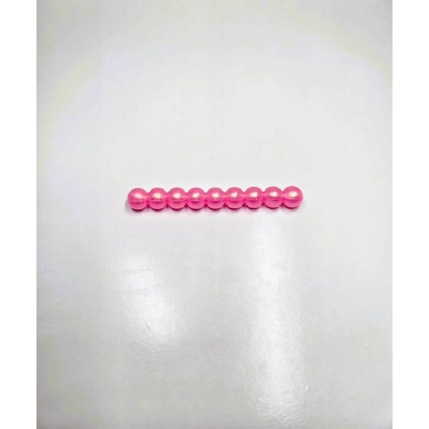 8MM Soft Beads - Pearly Pink by Thurston Bait Company - beads,Fishing,Hand Made,pearly,soft,Tackle