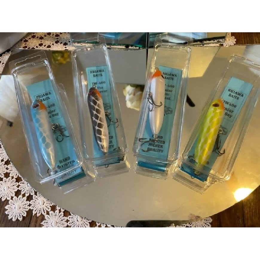 Kujawa Baits TW-400 Bundle by Kujawa Baits - baits,bundle,Fishing,Hand Made,hand painted baits,kujawa,painted,savings,Tackle,these,time,Top Water