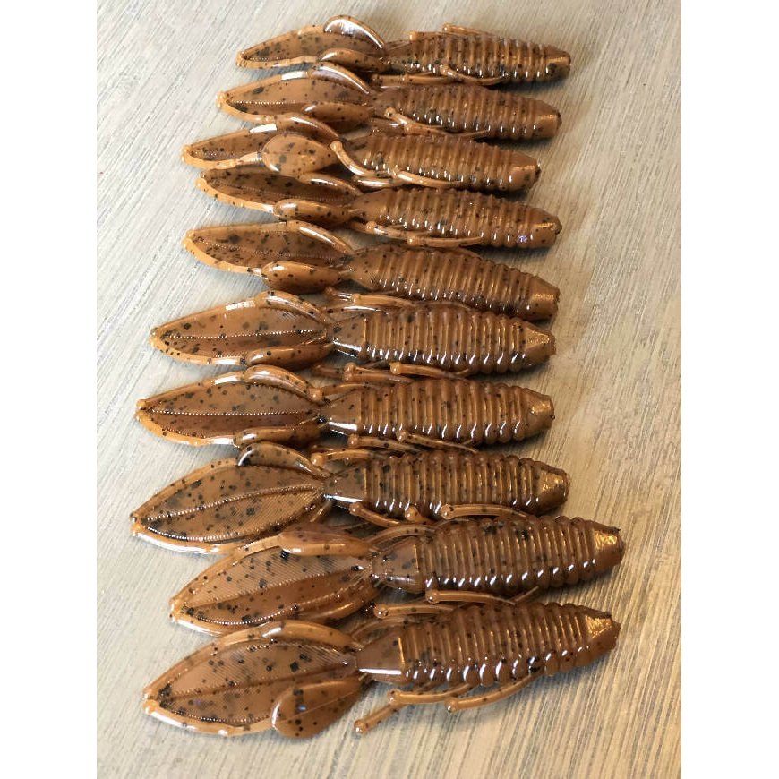 Coco Bean - Craws by Robichaud’s Custom Baits - bait,bean,coco,craws,crayfish,fish,Fishing,Hand Made,rcb,soft plastic,Tackle