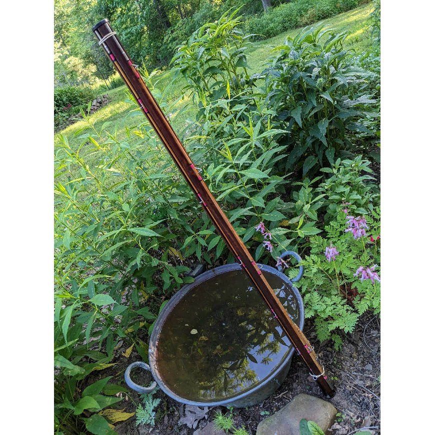 Classic split bamboo fly rod by TheOldFlyMan - bamboo,classic,Fishing,fitted,Hand Made,split,Tackle,with