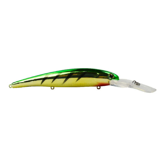 Custom Bandit - Walleye Deep - Gold Green Mackerel by MarbleEye Tackle - Crankbaits,Custom Crankbaits,Custom Painting,Fishing,Hand Made,Tackle,Trolling,Walleye