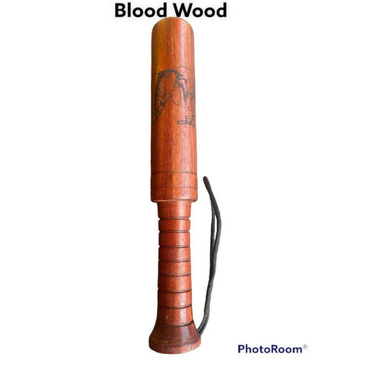 12 inch Bloodwood Bonker/ fish bat, can be custom engraved with your name or logo-Crafty Fisherman
