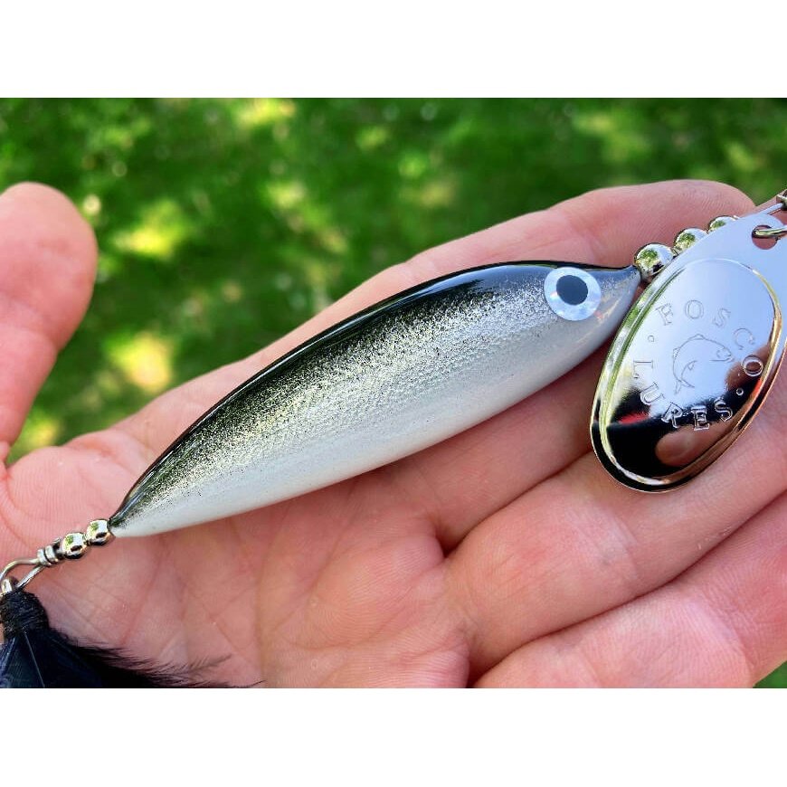 Minnow • Fathead • Nickel Blade • #4 by Fosco Fishing Lures - bestsellers-resort,Fishing,Hand Made,Tackle