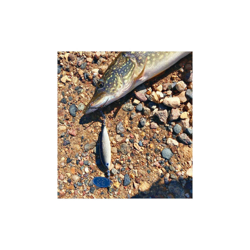 Minnow • Fathead • Nickel Blade • #4 by Fosco Fishing Lures - bestsellers-resort,Fishing,Hand Made,Tackle