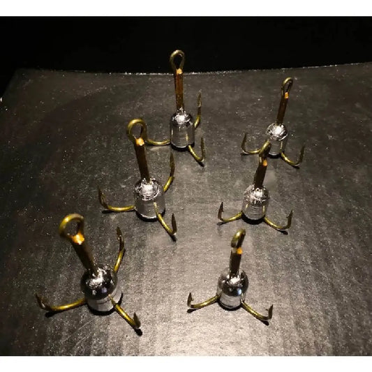 Weighted Snag Hooks cast With Mustad 3551 Hooks by Jigs Tackle - Bunker,Fishing,Hand Made,Hooks,Snag Hook,Striper,Tackle