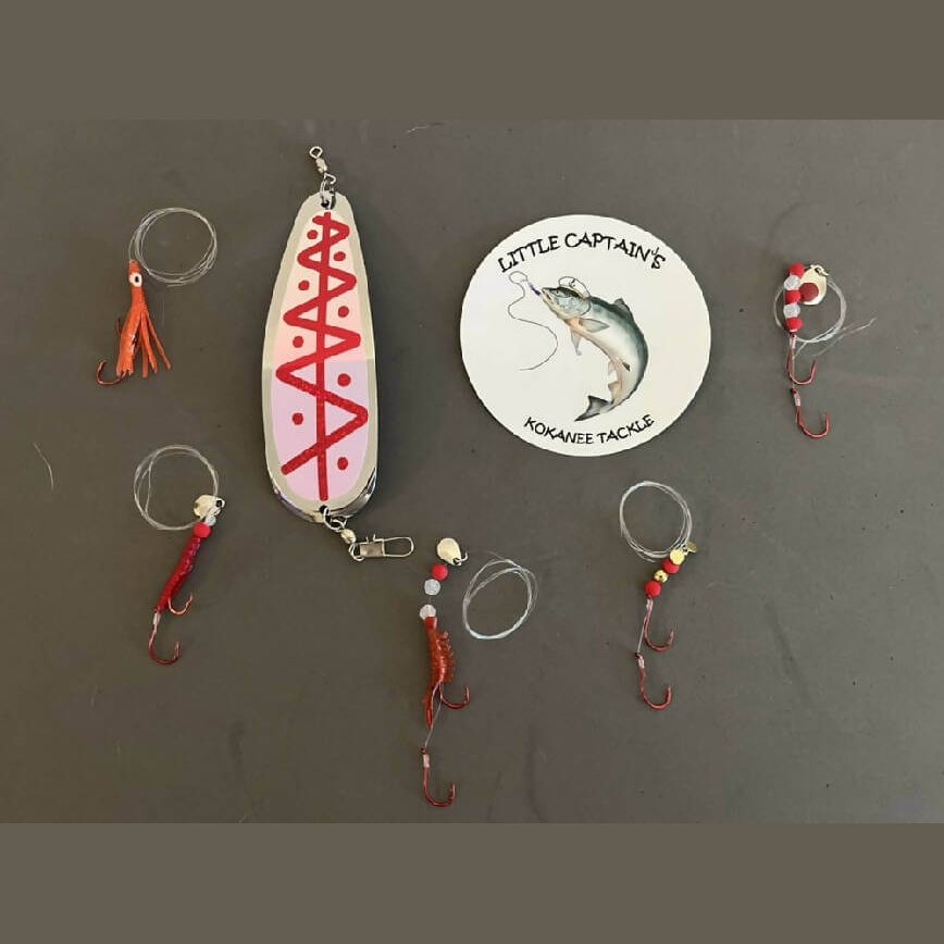 Blood Red Kokanee Kit-Crafty Fisherman